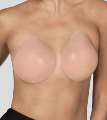 $33 Fashion Forms Women Beige Lift It Up Plunge Silicone Breast Petals Size C - Image 1 of 4