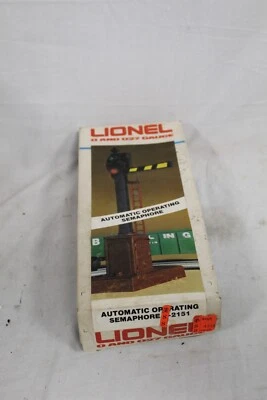 LIONEL SEMAPHORE SIGNAL TRACK SIDE ACCESSORY 6-2151 O GAUGE O/27 (B-2) - Image 1 of 3