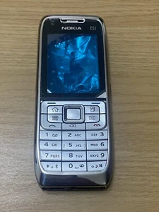 Custodia di ricambio Nokia E51 completa argento - Foto 1 di 2