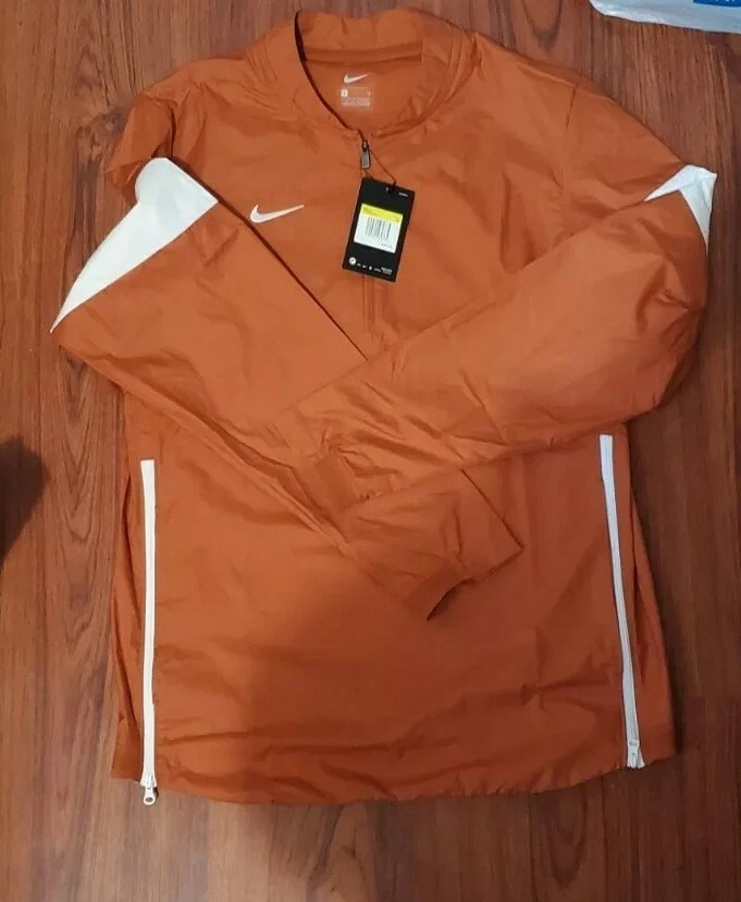Nike Lockdown AO5858 Orange 1/2 Zip Windshirt Wind Golf Jacket Men's Size SMALL - Image 1 of 4