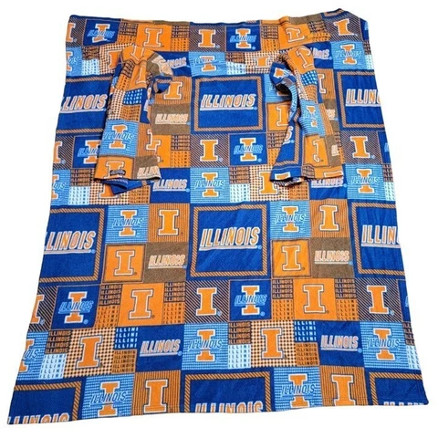 University Of Illinois Fighting Illini Snuggie Wearable Blanket Cover