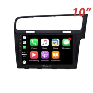 10" Wireless Carplay Android Auto Sat Nav Nakamichi For VW Golf 7 MK7 13-20 SO - Picture 1 of 3