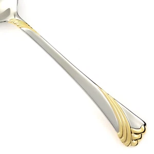 Lenox KELLY GOLD Accent Stainless 18/8 Korea/Japan Silverware CHOICE Flatware - Picture 1 of 12