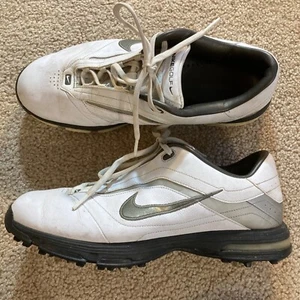 Nike Air Golf Shoes Mens White 379224-191 US Size 10 - Picture 1 of 13