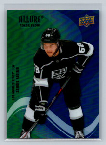 2022-23 UD Allure #SF-81 Samuel Fagemo (RC) -Green Blue Color Flow-Kings