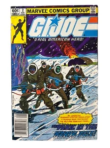 G.I. Joe Real American Hero #2 (Marvel 1982) 1st Printing-Newsstand Edition Good - Picture 1 of 4