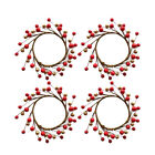 Guirlande baies rouges pour décoration de mariage ou de Noël (8cm)