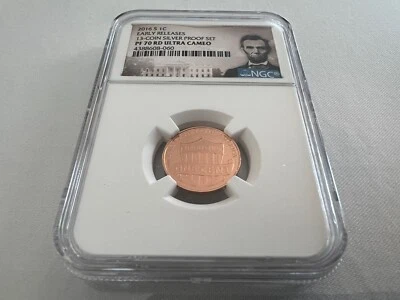 2016-S  LINCOLN CENT E.R. NGC PF70 RD U.C. PORTRAIT LABEL "TOP POP ONLY 214" - Image 1 of 4