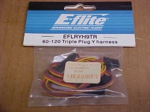 E-FLITE AIRPLANE PART - EFLRYH9TR = 60-120 TRIPLE PLUG 'Y' HARNESS - Picture 1 of 1