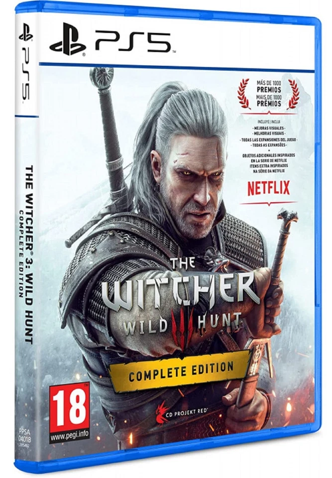 The Witcher 3: Wild Hunt Edición Completa / PlayStation 5 / PS 5 / Totalmente Nuevo Foto 1 de 4
