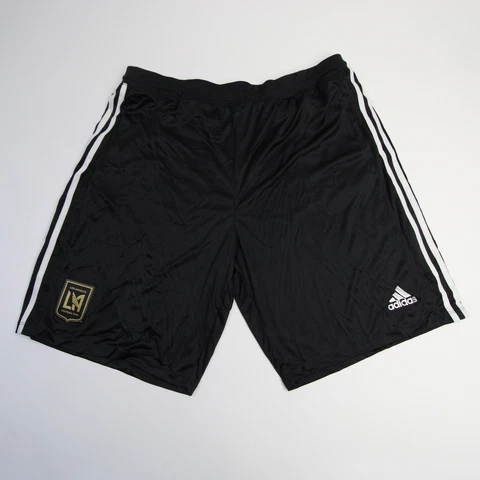 Los Angeles FC adidas Climalite Athletic Shorts Men's Black/White Used Cover