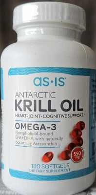 Aceite de Krill Antártico - con Omega-3, EPA, DHA - Corazón, Cerebro, Azúcar en la Sangre, Metabolismo Foto 1 de 3