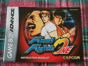 Final Fight One - Nintendo Game Boy Advance - GBA - Authentic - Manual Only! - Picture 1 of 2