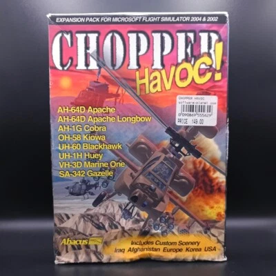 Chopper Havoc! Abacus  Add-On for Microsoft FS2004 & FS2002 Windows PC Expansion - Image 1 of 4