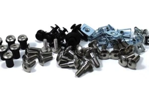 Per Suzuki GSX-R750 2004-2005 Gsxr 750 Inox carenatura & parabrezza Bolt Clip - Bild 1 von 10