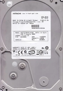 HDE721064SLA330 mlc: BA3064 p/n : 0A39991 Hitachi 640Gb SATA B3-8 - Picture 1 of 3