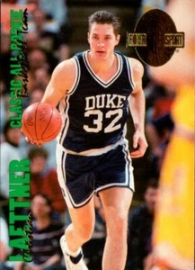 1993 Classic Four Sport 🏀 Basketball 🏀 Card #317 Christian Laettner Duke Blue - Picture 1 of 1