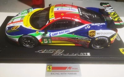 FERRARI 458 Italia AF CORSE 1/18 BBR LE MANS 2015 #51 FISICHELLA/VILANDER/BRUNI - Immagine 1 di 4