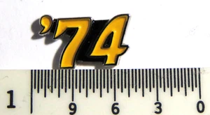 1974 Year Pin (1 ) pin '74 _ Auto _ Birthdays _ Anniversary Occasions ? - Picture 1 of 6