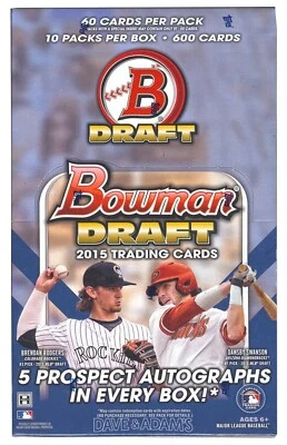 2015 Bowman Draft ~ HUGE Prospect LOT OF 300 ~ Pick Your Player FUTURE RC ROY - Image 1 of 4