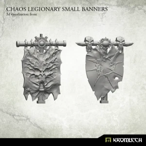 Kromlech Chaos Legionary Small Banners New - Picture 1 of 3