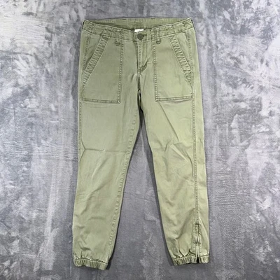 Cabi Jogger Pants Women’s Size 4 Green Cotton Blend - Image 1 of 4