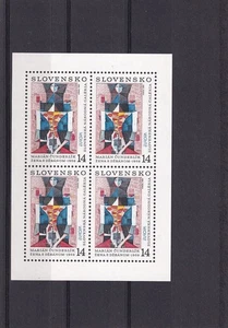 SA08c Slovakia 1993 EUROPA Stamps - Contemporary Art mint block - Picture 1 of 1