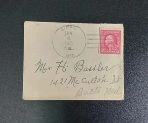 DPO SINES MD Garrett County 1916 Ladies Cover Helbock Scarcity Rating: 2 - Picture 1 of 4