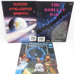 FASA Star Trek The Role Playing Game 1986 Booklets Lot of 3 - Picture 1 of 14