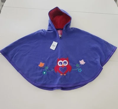 Poncho Goodlad Otoño, Niñas Talla Única, Púrpura - NUEVO Foto 1 de 4