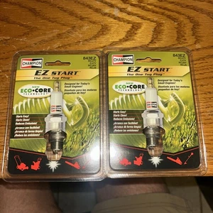 843EZ Iridium Spark Plug Champion Quantity (2) Units ECO CORE Rcj8,rcj8y,bpmr6a - Picture 1 of 4