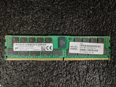 Cisco 32GB 2Rx4 PC4-19200 (DDR4-2400) DDR4 ECC Server Memory Ram - Image 1 of 4