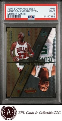 1997 Bowman'S Best Mirror Image #MI1 Mercr/Mj/Mrbry/Pytn PSA 9 - Image 1 of 2