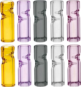 Wiederverwendbare Glas Rolling Tips für Zigarettenfilter, Ø10mm Durchmesser 35mm Länge - Bild 1 von 7