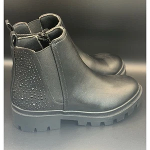 Botas al tobillo negras con cremallera Falls Creek para niñas nuevas con etiquetas - 13 - Imagen 1 de 4