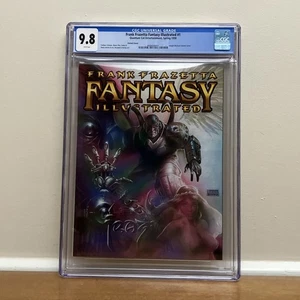Frank Frazetta Fantasy Illustrated #1 Linsner CGC Grade 9.8 (8001) WHITE Pages - Picture 1 of 2