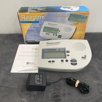 Reecom R-1630 Radio Monitors Severe Weather Hazard Alerts NWS 7-NOAA Tested - Image 1 of 4