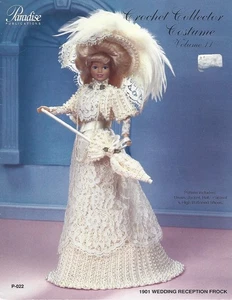 Vestido de recepción de boda 1896 (Barbie) - Folleto de instrucciones de ganchillo - Imagen 1 de 2