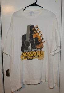 CAMISETA VINTAGE ERIC CLAPTON CROSSROADS GUITAR FESTIVAL 2010 USADA 2XL - Imagen 1 de 5