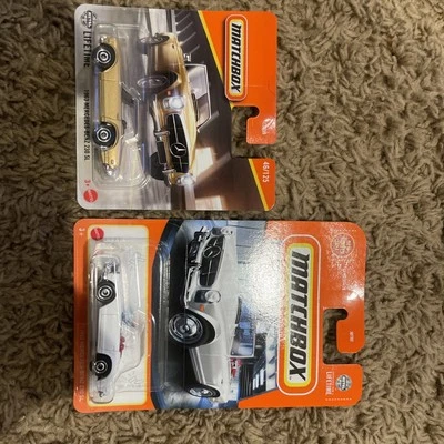 Matchbox 1963 MERCEDES BENZ 230SL White 2024- Matching Gold 1963 230SL lot of 2 - Image 1 of 4