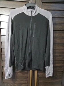 Ibex Mens Full Zip Jacket Size Small - Picture 1 of 8