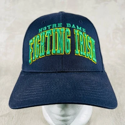Notre Dame Fighting Irish Hat Cap Men's OSFM Blue Zephyr Snapback Football NCAA - Image 1 of 4