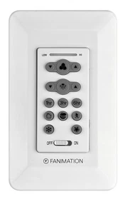 Fanimation TW206D DC reversible Fan and Light Wall Remote Control - Grey - Picture 1 of 1