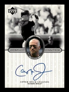 2000 Upper Deck Legends #S-CR Cal Ripken Jr. Legendary Signatures - Picture 1 of 2