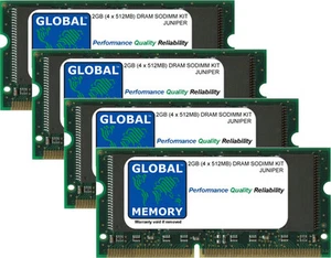 2GB 4x512MB Dram Sodimm Juniper SRP5/10 , ERX-700/710/1410/1440 ( - Imagen 1 de 1