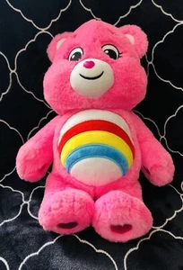 Care Bears Unlock The Magic 2020 Rainbow Cheer Bear Plush Stuffed Animal 13 Inch - Picture 1 of 9