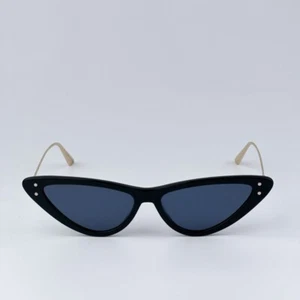 Dior Men Sunglasses Black Blue Cat Eye MISSDIOR B4U CD40105U 01V 12B0 BRAND NEW - Picture 1 of 13