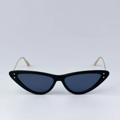 Óculos de sol masculino Dior preto azul olho de gato MISSDIOR B4U CD40105U 01V 12B0 NOVO EM FOLHA - Imagem 1 de 4