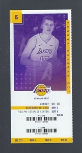 LEBRON vs D-WADE 2018 NBA MIAMI HEAT @ LOS ANGELES LAKERS FULL TICKET - DEC 10 - Picture 1 of 1