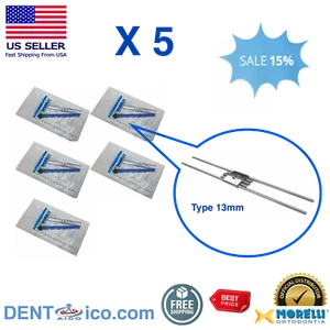 Morelli 5x Dental  RPE Orthodontic Expansion Screw Palatal Split Hyrax Type 13mm - Picture 1 of 1